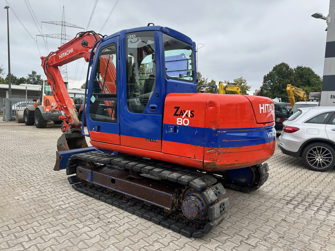 Экскаватор Hitachi ZX80 SBLC Kettenbagger MS08 SW Klima: фото 5