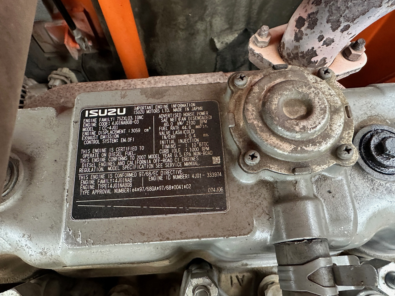 Экскаватор Hitachi ZX80 SBLC Kettenbagger MS08 SW Klima: фото 18