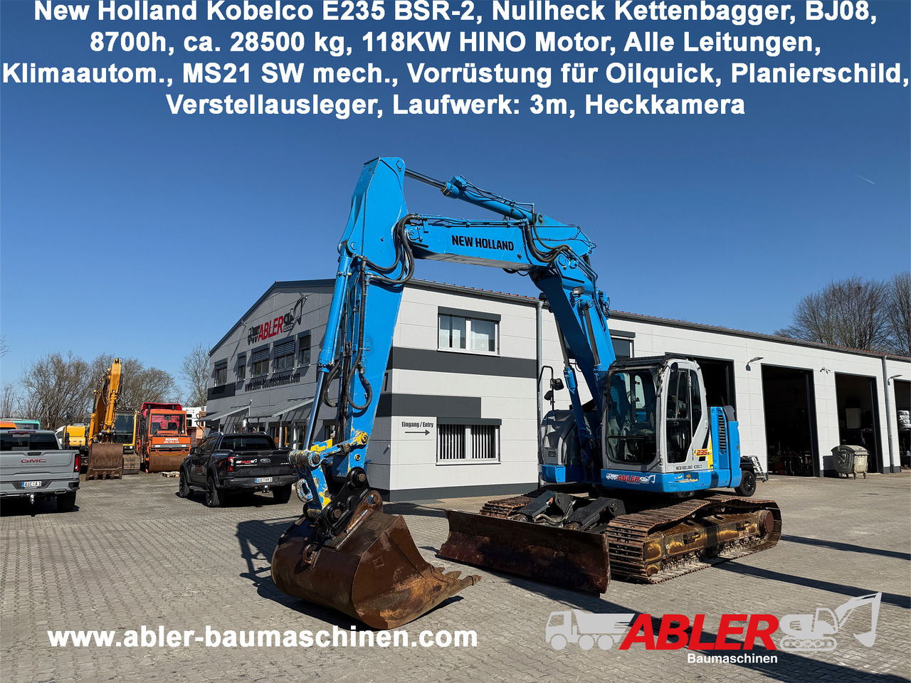 New Holland Kobeclo E235 BSR-2 Nullheck Kettenbagger MS21 - Экскаватор: фото 1 New Holland Kobeclo E235 BSR-2 Nullheck Kettenbagger MS21 - Экскаватор: фото 1