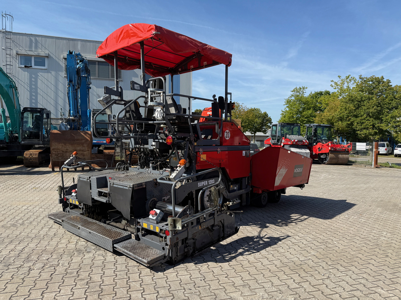 Vögele Super 1203 Asphalt-Radfertiger - Асфальтоукладчик: фото 4 Vögele Super 1203 Asphalt-Radfertiger - Асфальтоукладчик: фото 4