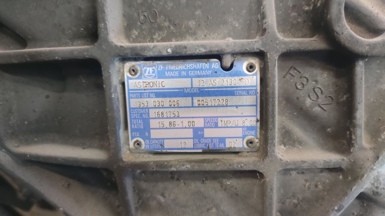 ZF (ZF 12AS2130TD) MAN TGX TGA truck - Коробка передач для Грузовиков: фото 5 ZF (ZF 12AS2130TD) MAN TGX TGA truck - Коробка передач для Грузовиков: фото 5