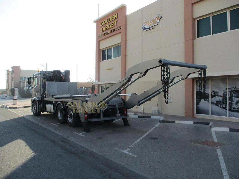 Погрузчик Mercedes-Benz 2642 6×2 Double Skip Loader with HIAB Crane: фото 7