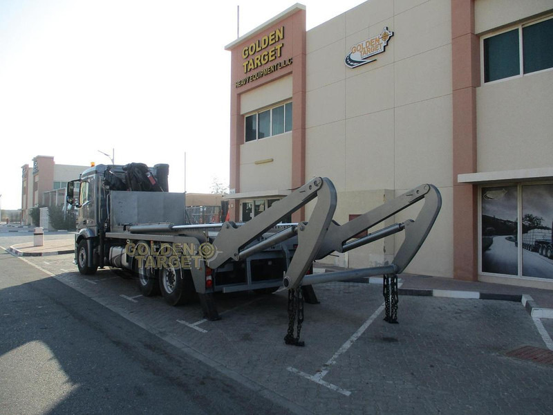Погрузчик Mercedes-Benz 2642 6×2 Double Skip Loader with HIAB Crane: фото 6