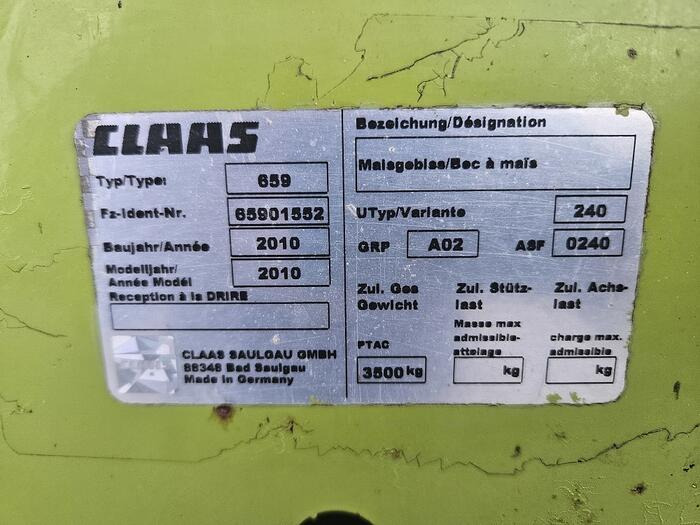 Claas Orbis 750 - Жатка кукурузная: фото 5 Claas Orbis 750 - Жатка кукурузная: фото 5