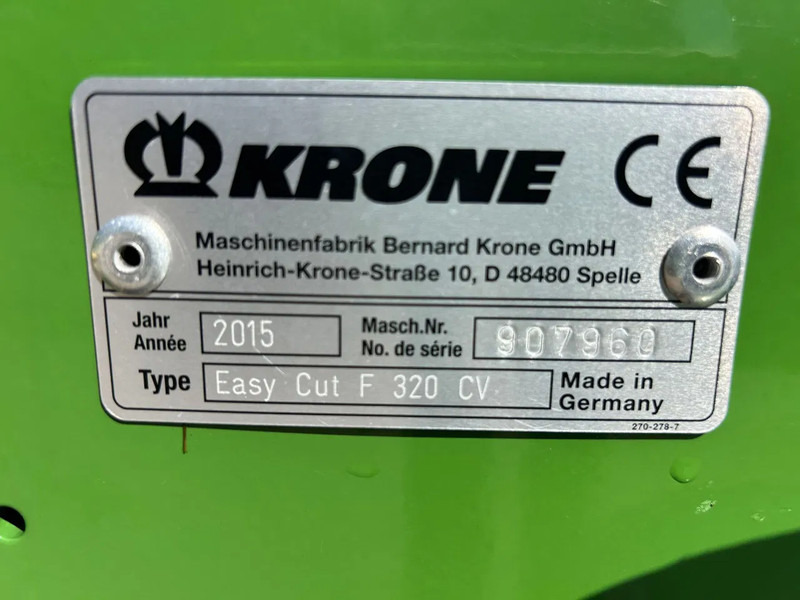 Krone Easycut 9140 CV triple maaier - Косилка: фото 3 Krone Easycut 9140 CV triple maaier - Косилка: фото 3