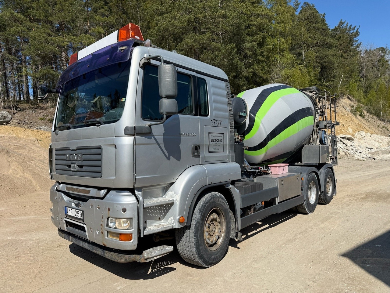 Betongbil MAN TGA 26,400 6X2-2 BL -2007 | Kart - Автобетоносмеситель: фото 1 Betongbil MAN TGA 26,400 6X2-2 BL -2007 | Kart - Автобетоносмеситель: фото 1