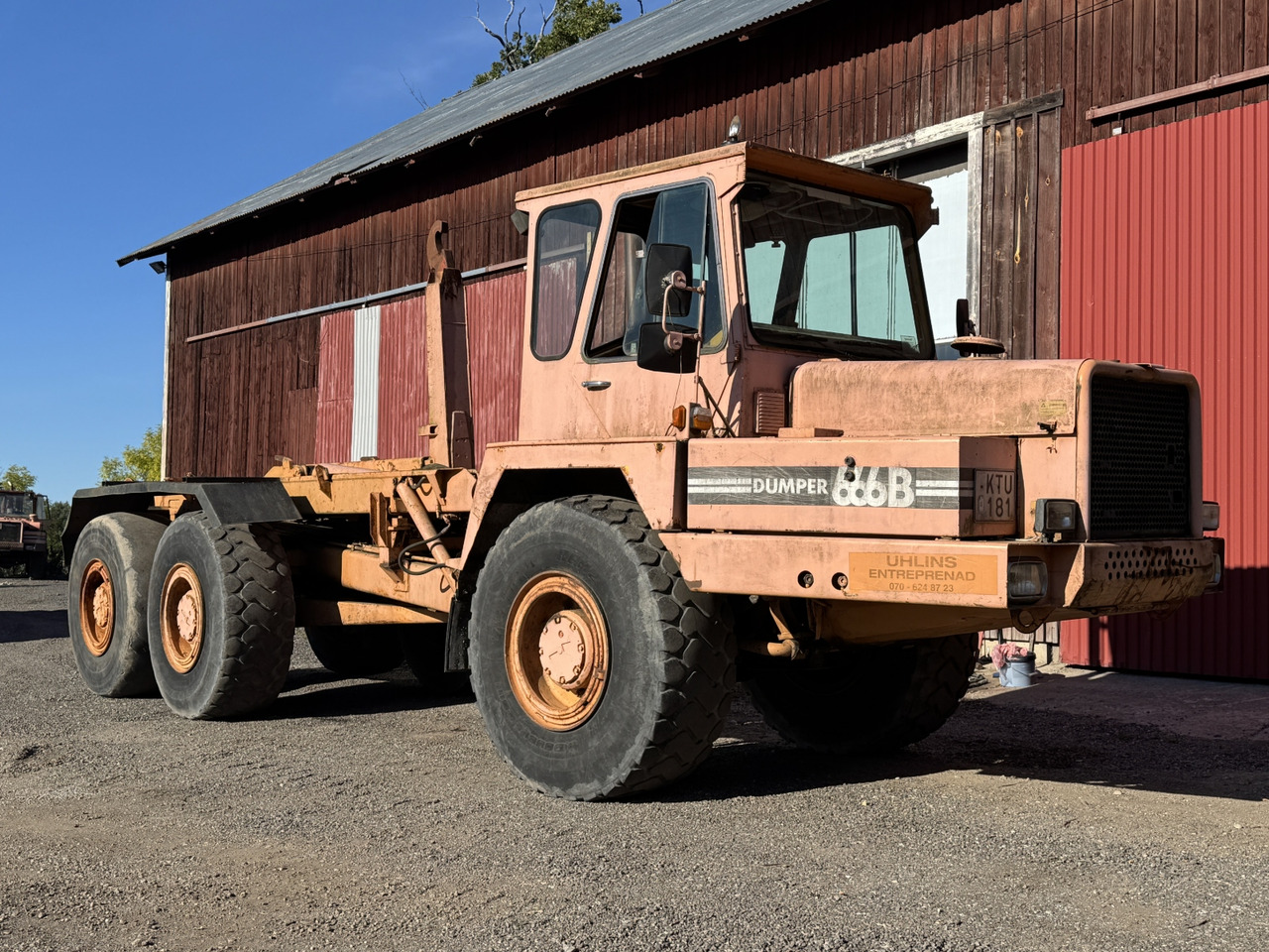 Dumper Engström o Nilsson 666B -1982 | CAT V8 | Renoveringsobjekt - Сочленённый самосвал: фото 1 Dumper Engström o Nilsson 666B -1982 | CAT V8 | Renoveringsobjekt - Сочленённый самосвал: фото 1
