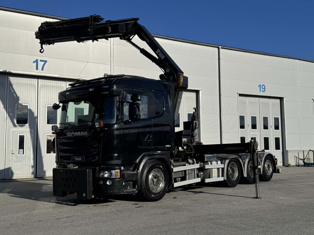 Kranväxlare Scania G450 LB 8X4*4 HNB -2015 | HIAB | Plogförberedd - Крюковой мультилифт, Автоманипулятор: фото 1 Kranväxlare Scania G450 LB 8X4*4 HNB -2015 | HIAB | Plogförberedd - Крюковой мультилифт, Автоманипулятор: фото 1