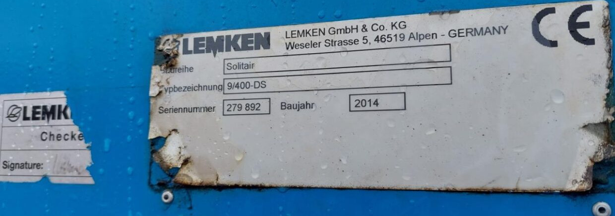 Посевной комплекс Lemken Zirkon 10/400 - Solitair 9-400: фото 14