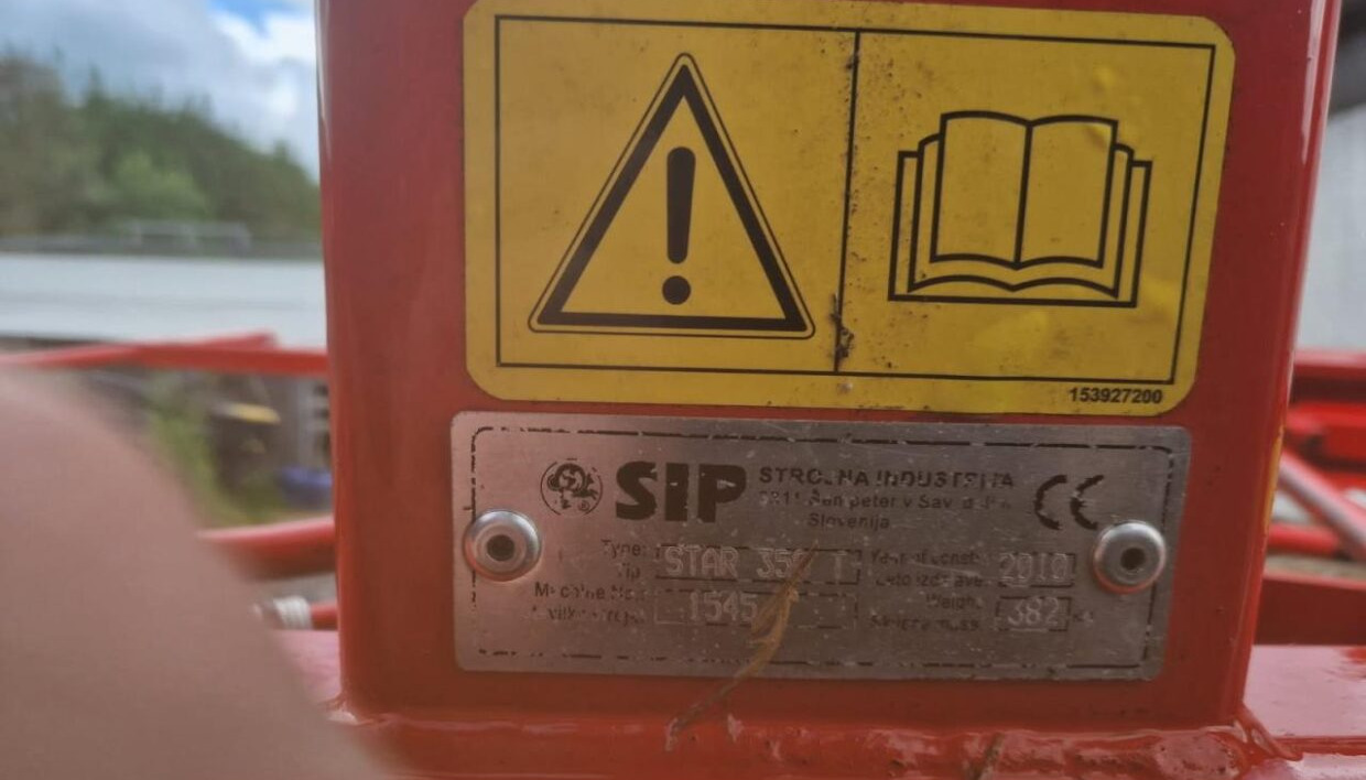 SIP 350 T rive - Сеноворошилка: фото 4 SIP 350 T rive - Сеноворошилка: фото 4