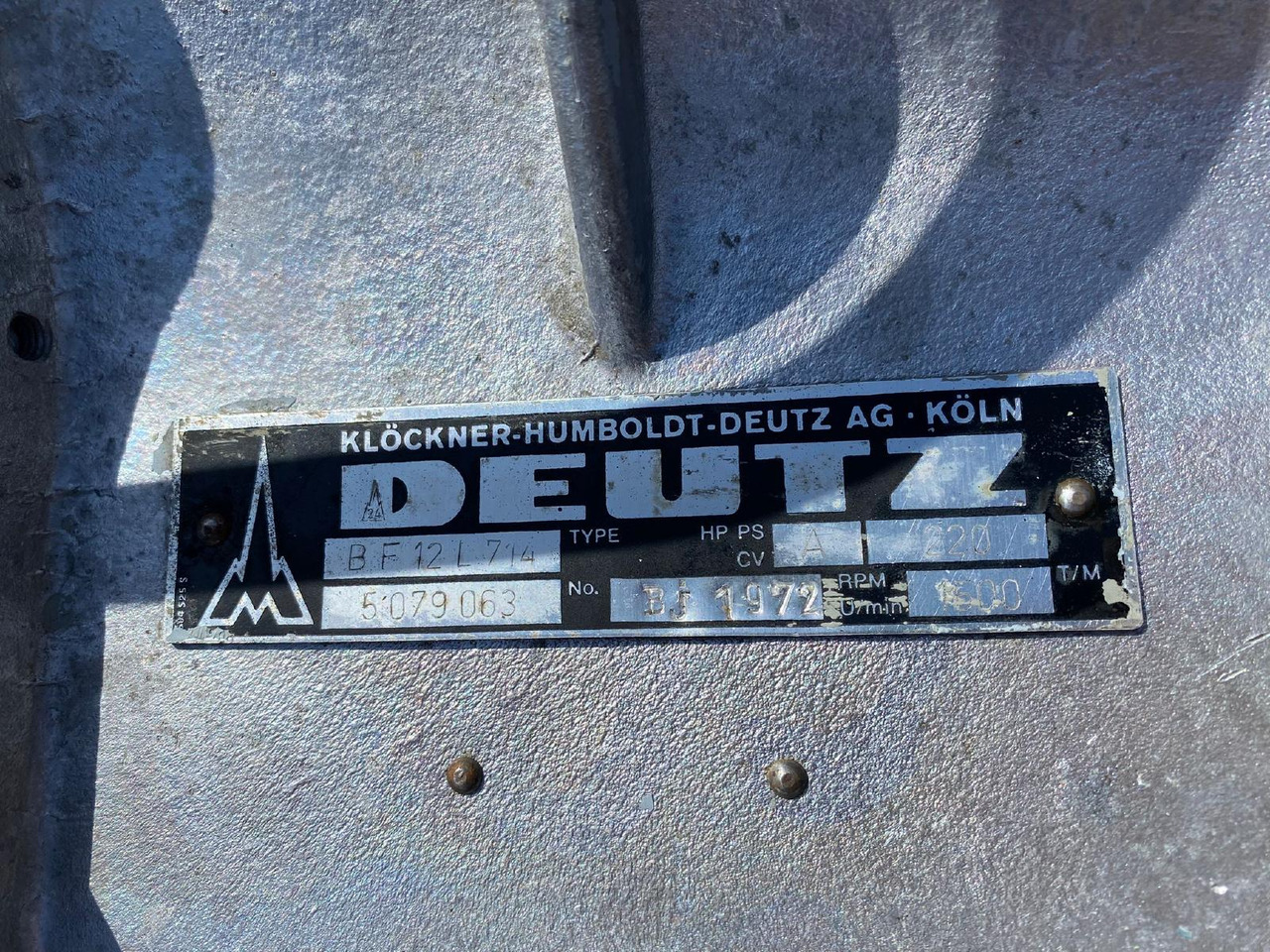 Deutz BF12L714 - Двигатель для Строительной техники: фото 3 Deutz BF12L714 - Двигатель для Строительной техники: фото 3