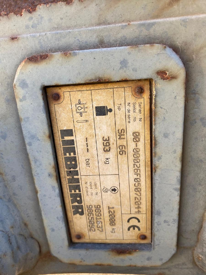 Liebherr SW 66 - Сцепное устройство для Строительной техники: фото 5 Liebherr SW 66 - Сцепное устройство для Строительной техники: фото 5