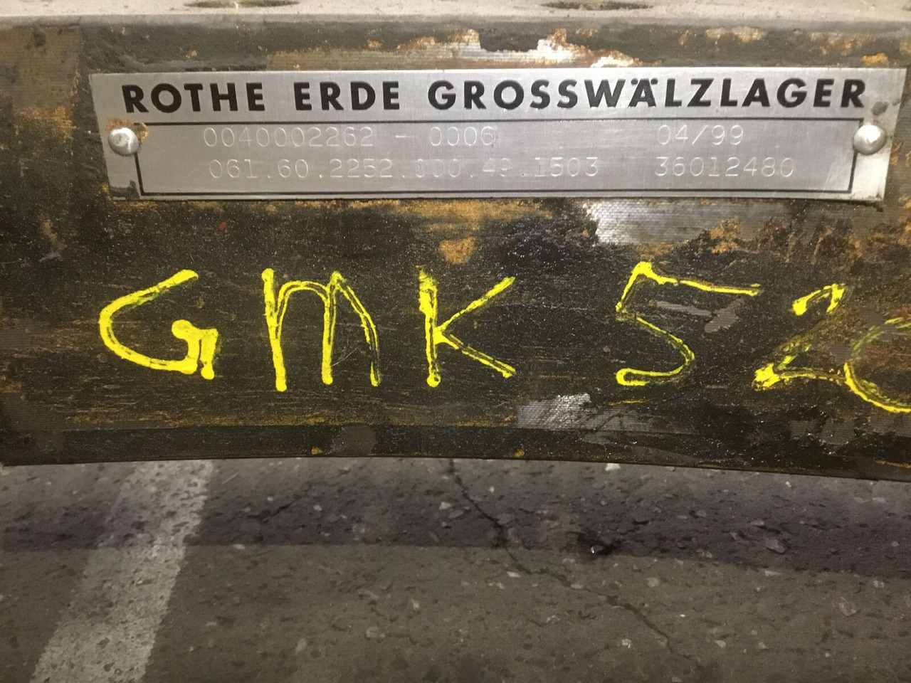 Grove GMK 5200 slew ring - Поворотное кольцо для Мобильных кранов: фото 3 Grove GMK 5200 slew ring - Поворотное кольцо для Мобильных кранов: фото 3