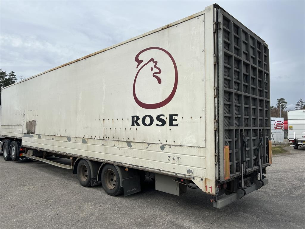 Leci 13,6 mtr. box læsserampe - Полуприцеп-фургон: фото 1 Leci 13,6 mtr. box læsserampe - Полуприцеп-фургон: фото 1