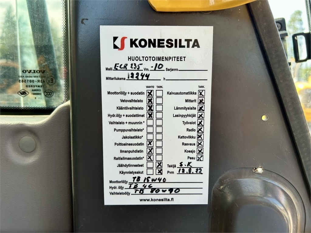 Гусеничный экскаватор Volvo ECR235CL PYÖRITTÄJÄ, 3D-LAITTEET: фото 22