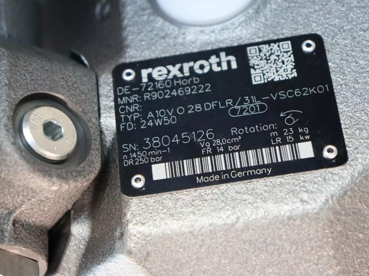REXROTH A10VO28DFLR/31L-VSC62K01 - Гидравлический насос для Строительной техники: фото 5 REXROTH A10VO28DFLR/31L-VSC62K01 - Гидравлический насос для Строительной техники: фото 5