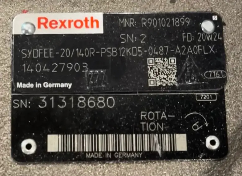 REXROTH SYDFEE-20/140R-PSB12KD5-0487-A2A0FLX - Гидравлический насос для Погрузочно-разгрузочной техники: фото 4 REXROTH SYDFEE-20/140R-PSB12KD5-0487-A2A0FLX - Гидравлический насос для Погрузочно-разгрузочной техники: фото 4