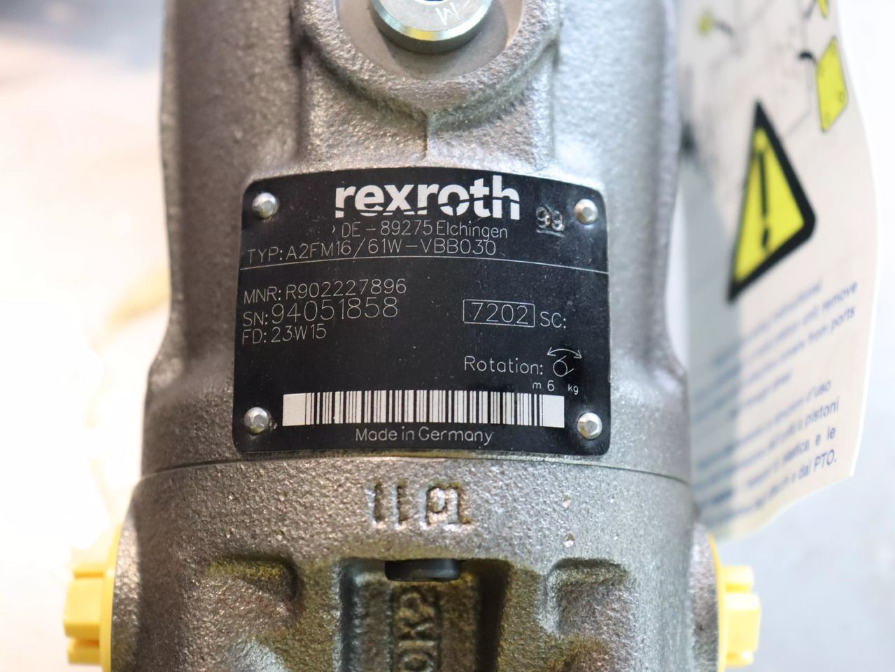 REXROTH A2FM16/61W-VBB030 - Запчасти для Строительной техники: фото 4 REXROTH A2FM16/61W-VBB030 - Запчасти для Строительной техники: фото 4