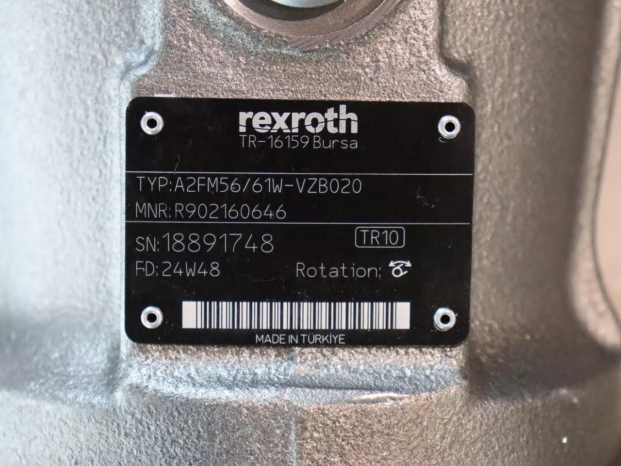 REXROTH A2FM56/61W-VZB020 - Запчасти для Строительной техники: фото 4 REXROTH A2FM56/61W-VZB020 - Запчасти для Строительной техники: фото 4