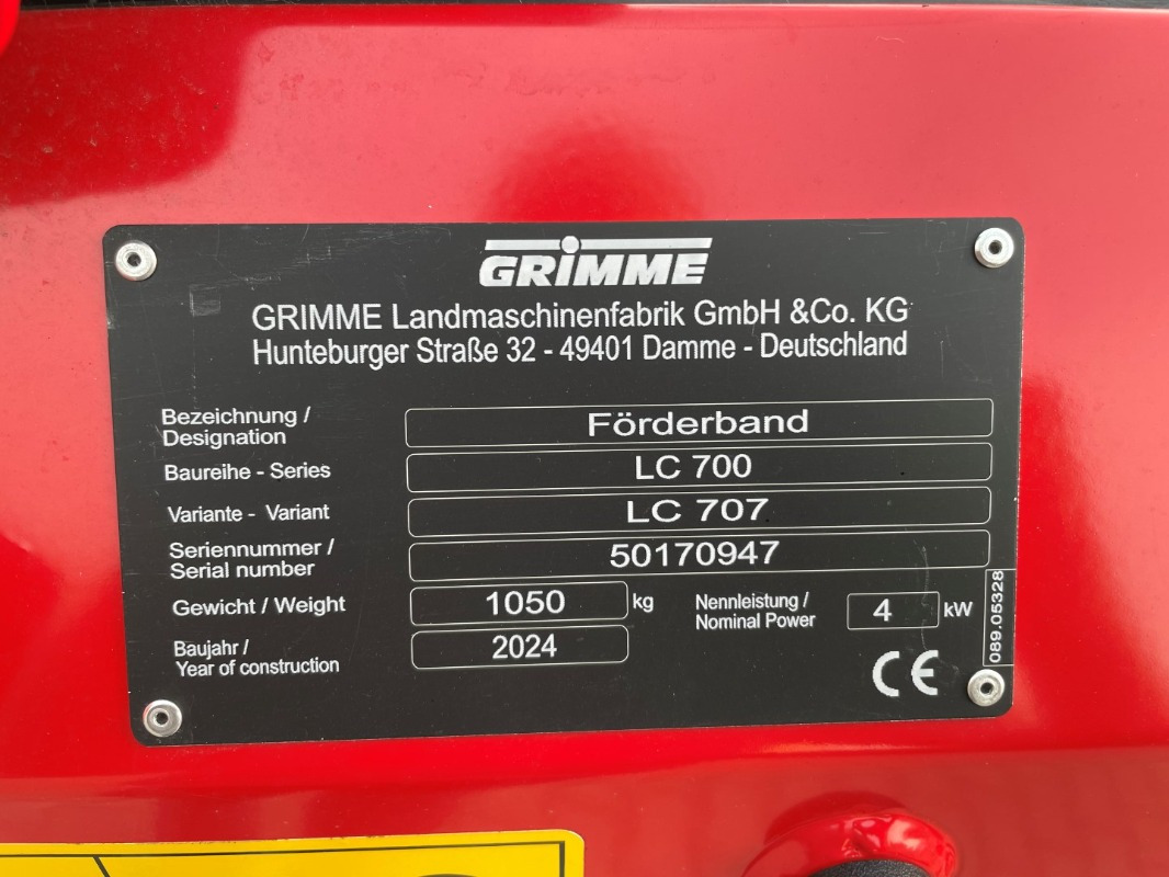 Grimme LC 707 - Rental - Оборудование для хранения: фото 2 Grimme LC 707 - Rental - Оборудование для хранения: фото 2