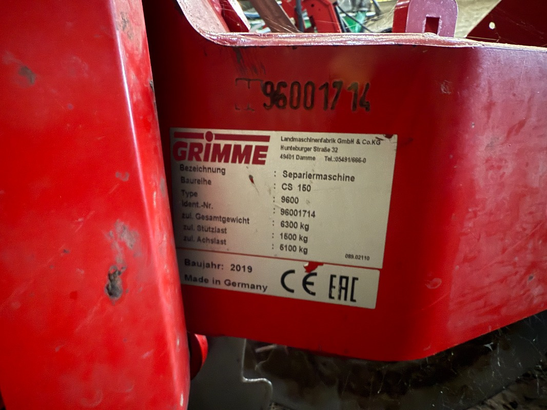 Grimme CS 170 RotaPower - Картофелеуборочный комбайн: фото 2 Grimme CS 170 RotaPower - Картофелеуборочный комбайн: фото 2