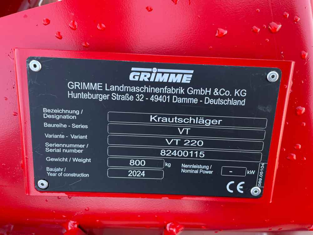 Grimme VT 220F - Уборочная машина для винограда: фото 2 Grimme VT 220F - Уборочная машина для винограда: фото 2