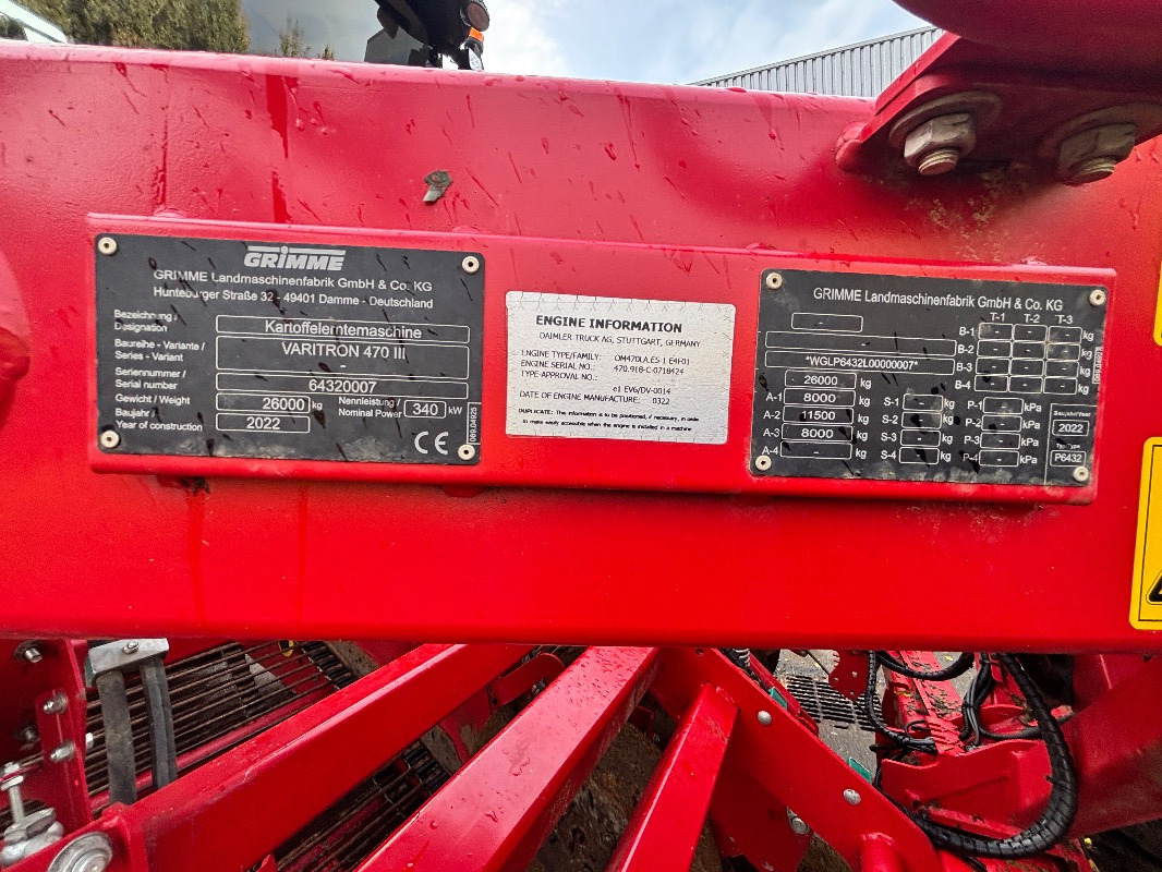 Grimme VARITRON 470 GEN III - Комбайн: фото 2 Grimme VARITRON 470 GEN III - Комбайн: фото 2