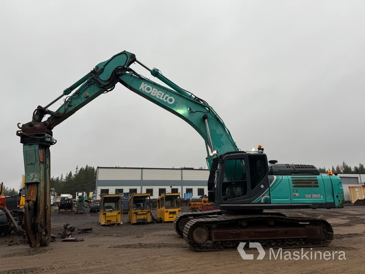 Grävmaskin Kobelco SK350LC-10 med stålsax - Гусеничный экскаватор: фото 2 Grävmaskin Kobelco SK350LC-10 med stålsax - Гусеничный экскаватор: фото 2