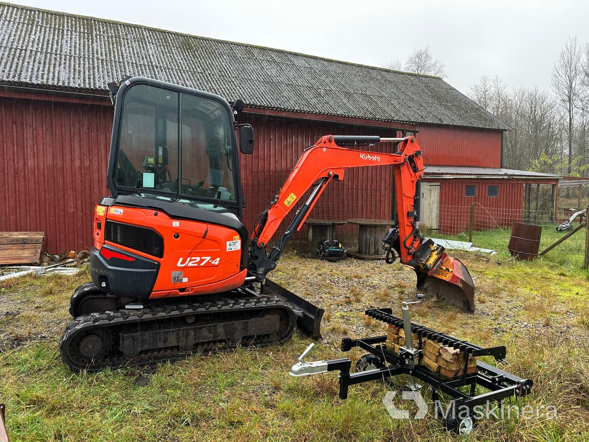 Grävmaskin Kubota U27-4 - Гусеничный экскаватор: фото 4 Grävmaskin Kubota U27-4 - Гусеничный экскаватор: фото 4