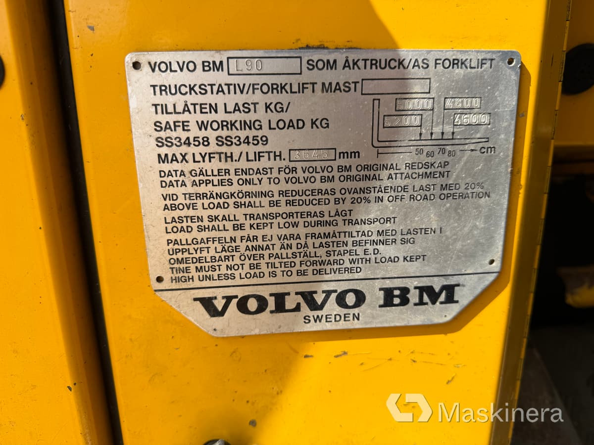 Колёсный погрузчик Hjullastare Volvo L90: фото 28