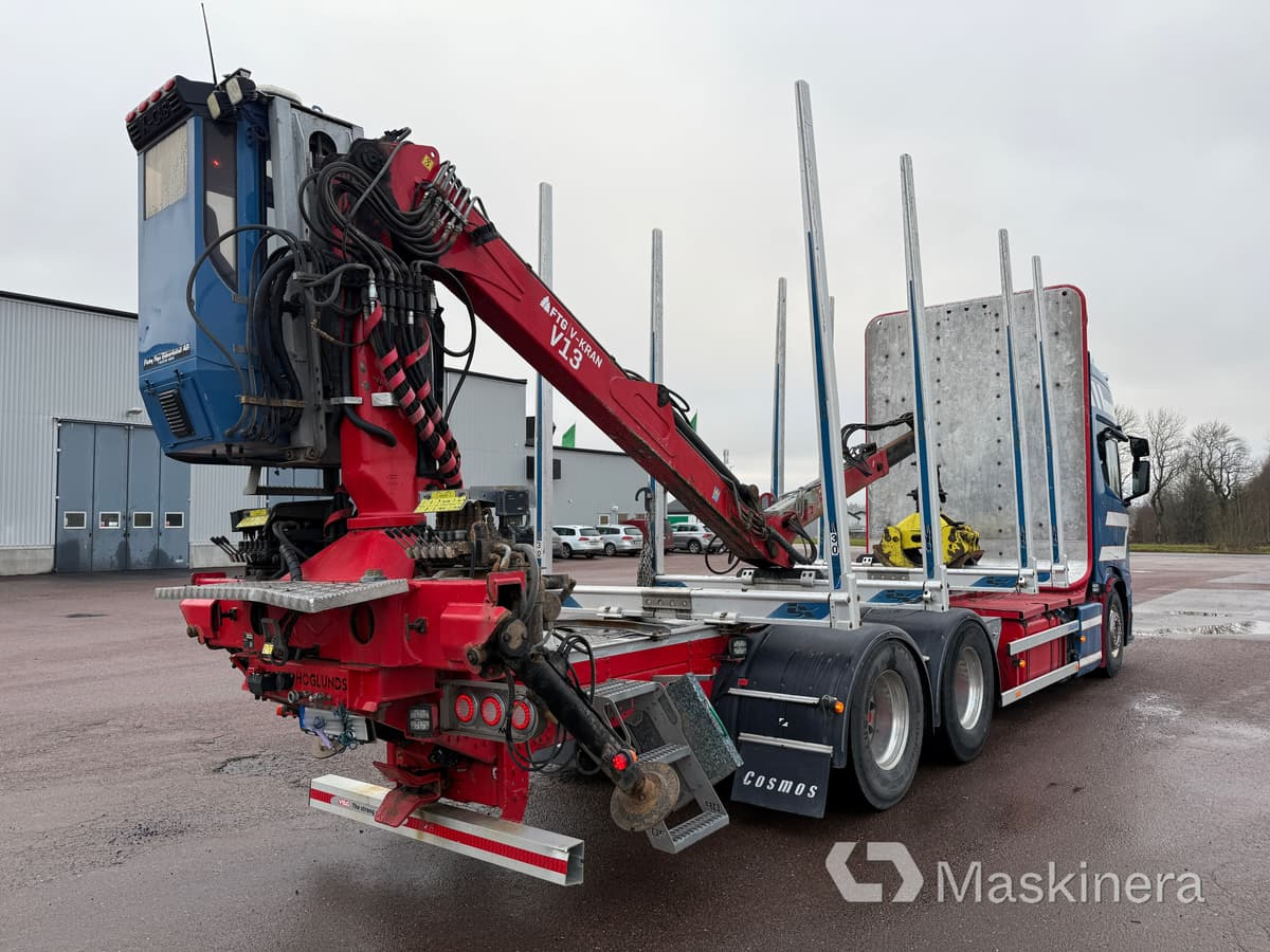 Timmerbil Scania R650B 6X4 - Лесовоз, Автоманипулятор: фото 5 Timmerbil Scania R650B 6X4 - Лесовоз, Автоманипулятор: фото 5