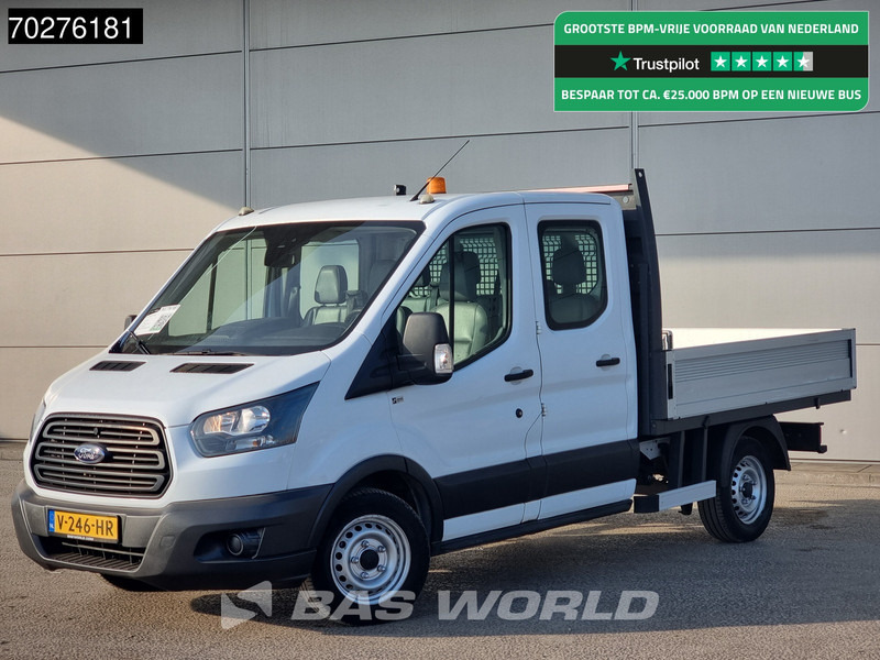 Ford Transit 105pk Open Laadbak Dubbel Cabine Trekhaak Navi Airco Pritsche Pickup Open Box Airco Dubbel cabine Trekhaak - Малотоннажный бортовой грузовик: фото 1 Ford Transit 105pk Open Laadbak Dubbel Cabine Trekhaak Navi Airco Pritsche Pickup Open Box Airco Dubbel cabine Trekhaak - Малотоннажный бортовой грузовик: фото 1