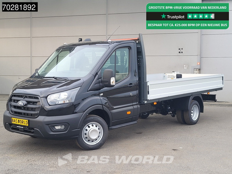 Ford Transit 170pk Open Laadbak Dubbellucht 3,5t Trekhaak Airco Cruise Camera SYNC4 scherm Euro6 Pritsche Pickup Open Box Airco Trekhaak Crui - Малотоннажный бортовой грузовик: фото 1 Ford Transit 170pk Open Laadbak Dubbellucht 3,5t Trekhaak Airco Cruise Camera SYNC4 scherm Euro6 Pritsche Pickup Open Box Airco Trekhaak Crui - Малотоннажный бортовой грузовик: фото 1