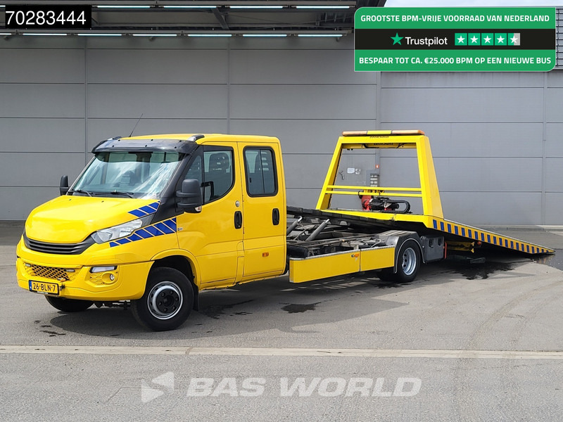 Iveco Daily 70C18 3.0L Autotransporter Luchtvering 3,5t Trekhaak Lier Airco Cruise Euro6 Cartransporter Oprijwagen Trekhaak Cruise control - Фургон: фото 1 Iveco Daily 70C18 3.0L Autotransporter Luchtvering 3,5t Trekhaak Lier Airco Cruise Euro6 Cartransporter Oprijwagen Trekhaak Cruise control - Фургон: фото 1