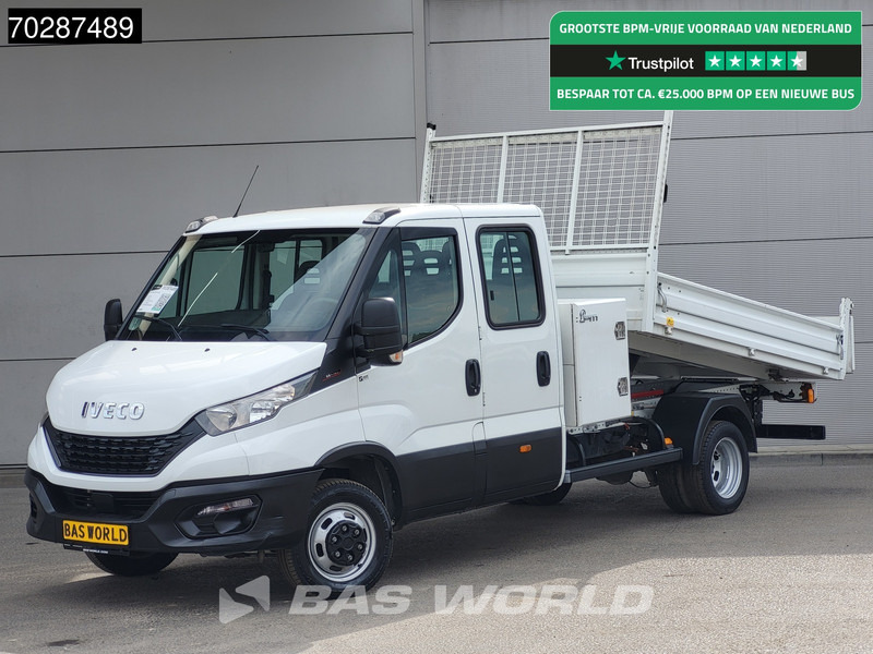 Iveco Daily 35C16 3.0L Kipper met Kist Dubbel Cabine Dubbellucht 3,5t Trekhaak Airco Cruise Euro6 Tipper Benne Kieper 2m3 Airco Trekhaak Cru - Малотоннажный самосвал: фото 1 Iveco Daily 35C16 3.0L Kipper met Kist Dubbel Cabine Dubbellucht 3,5t Trekhaak Airco Cruise Euro6 Tipper Benne Kieper 2m3 Airco Trekhaak Cru - Малотоннажный самосвал: фото 1