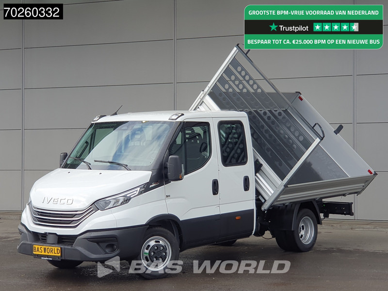 Iveco Daily 35C21 3-Zijdige Kipper Dubbel Cabine 210PK 3.0L Dubbellucht 3,5t Trekhaak ACC Airco LED Camera CarPlay Euro6 Tipper Benne Kieper - Малотоннажный самосвал: фото 1 Iveco Daily 35C21 3-Zijdige Kipper Dubbel Cabine 210PK 3.0L Dubbellucht 3,5t Trekhaak ACC Airco LED Camera CarPlay Euro6 Tipper Benne Kieper - Малотоннажный самосвал: фото 1