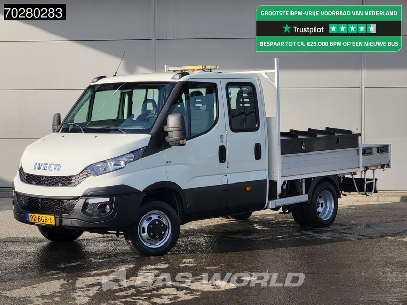 Iveco Daily 50C17 3,0L Automaat HIAB 017T-2 DC Open laadbak Dubbellucht Airco Euro6 Pickup Crane Kraanwagen Pritsche Airco Dubbel cabine - Малотоннажный бортовой грузовик: фото 1 Iveco Daily 50C17 3,0L Automaat HIAB 017T-2 DC Open laadbak Dubbellucht Airco Euro6 Pickup Crane Kraanwagen Pritsche Airco Dubbel cabine - Малотоннажный бортовой грузовик: фото 1