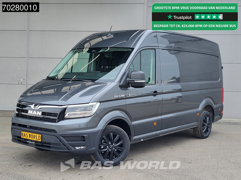 MAN TGE 3.180 4x4 Automaat L3H3 LED ACC Navi Airco Cruise Camera Parkeersensoren L2H2 Allrad 4WD 12m3 Airco - Цельнометаллический фургон: фото 1 MAN TGE 3.180 4x4 Automaat L3H3 LED ACC Navi Airco Cruise Camera Parkeersensoren L2H2 Allrad 4WD 12m3 Airco - Цельнометаллический фургон: фото 1