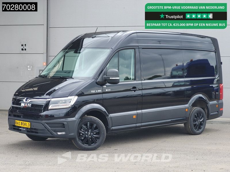 MAN TGE 3.180 4x4 Automaat L3H3 LED ACC Navi Airco Cruise Camera Parkeersensoren L2H2 Allrad 4WD 12m3 Airco - Цельнометаллический фургон: фото 1 MAN TGE 3.180 4x4 Automaat L3H3 LED ACC Navi Airco Cruise Camera Parkeersensoren L2H2 Allrad 4WD 12m3 Airco - Цельнометаллический фургон: фото 1