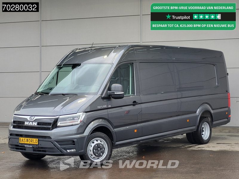 MAN TGE 5.160 Uniek! Automaat Dubbellucht L5H3 XL ACC Navi LED Airco Camera Parkeersensoren Euro6 L5 Airco - Цельнометаллический фургон: фото 1 MAN TGE 5.160 Uniek! Automaat Dubbellucht L5H3 XL ACC Navi LED Airco Camera Parkeersensoren Euro6 L5 Airco - Цельнометаллический фургон: фото 1