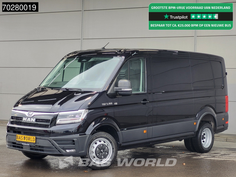 MAN TGE 5.160 Uniek! Dubbellucht 2025-Model Automaat L3H2 Laag Dak ACC Navi LED Airco Camera Parkeersensoren CarPlay Euro6 L2H1 Airco - Цельнометаллический фургон: фото 1 MAN TGE 5.160 Uniek! Dubbellucht 2025-Model Automaat L3H2 Laag Dak ACC Navi LED Airco Camera Parkeersensoren CarPlay Euro6 L2H1 Airco - Цельнометаллический фургон: фото 1