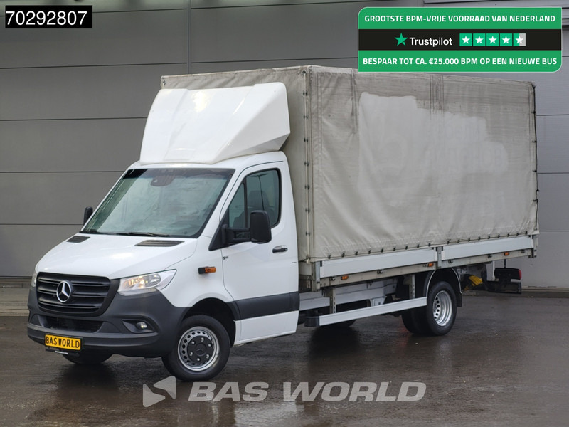 Mercedes-Benz Sprinter 519 CDI 3.0L V6 Automaat 484cm Dubbellucht Huif Bakwagen 190PK Airco Cruise Euro6 Meubelbak Koffer Airco Cruise control - Тентованный фургон: фото 1 Mercedes-Benz Sprinter 519 CDI 3.0L V6 Automaat 484cm Dubbellucht Huif Bakwagen 190PK Airco Cruise Euro6 Meubelbak Koffer Airco Cruise control - Тентованный фургон: фото 1