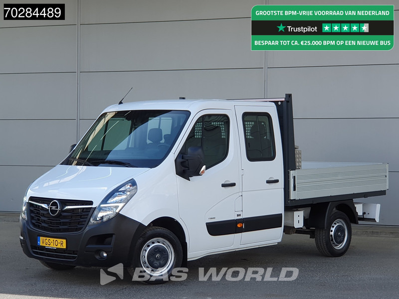 Opel Movano 135PK Open Laadbak Dubbel Cabine Trekhaak LED Airco Cruise Euro6 Pritsche Pickup Open Box Airco Trekhaak Cruise control - Малотоннажный бортовой грузовик: фото 1 Opel Movano 135PK Open Laadbak Dubbel Cabine Trekhaak LED Airco Cruise Euro6 Pritsche Pickup Open Box Airco Trekhaak Cruise control - Малотоннажный бортовой грузовик: фото 1