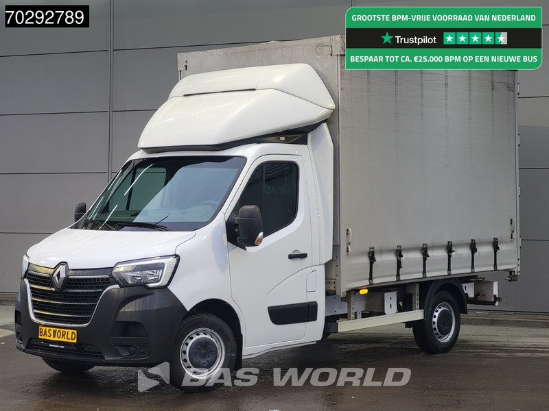 Renault Master 145PK Schuifzeilen Achterdeuren Bakwagen LED Airco Cruise Euro6 Meubelbak Koffer Zeilen Zeilenwagen Schuifzeil Airco Cruise control - Тентованный фургон: фото 1 Renault Master 145PK Schuifzeilen Achterdeuren Bakwagen LED Airco Cruise Euro6 Meubelbak Koffer Zeilen Zeilenwagen Schuifzeil Airco Cruise control - Тентованный фургон: фото 1