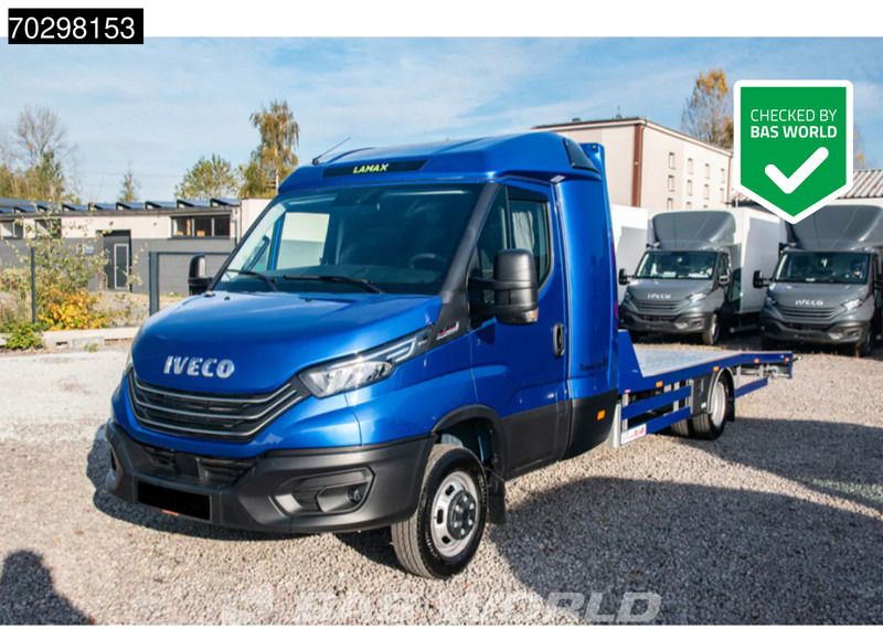 Iveco Daily 50C21 3.0L Automaat 210PK Autotransporter 3,5t Trekhaak ACC LED Airco Standkachel Lier Euro6 Cartransport Oprijwagen A/C - Фургон: фото 1 Iveco Daily 50C21 3.0L Automaat 210PK Autotransporter 3,5t Trekhaak ACC LED Airco Standkachel Lier Euro6 Cartransport Oprijwagen A/C - Фургон: фото 1