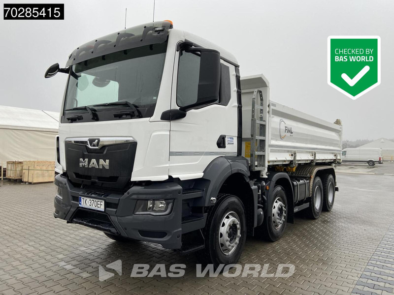 MAN TGS 35.440 TGS 8X4 14m2 3-Way kipper Hardox Big-Axle Steel-suspension Euro 6 - Самосвал: фото 1 MAN TGS 35.440 TGS 8X4 14m2 3-Way kipper Hardox Big-Axle Steel-suspension Euro 6 - Самосвал: фото 1