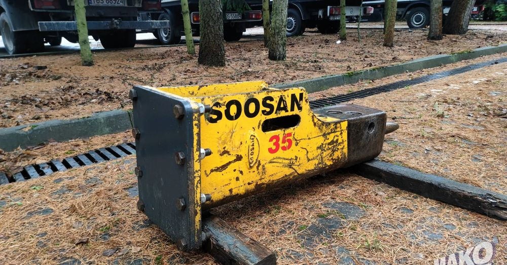 Młot hydrauliczny Soosan SQ35 230kg do koparki - Навесное оборудование для Строительной техники: фото 3 Młot hydrauliczny Soosan SQ35 230kg do koparki - Навесное оборудование для Строительной техники: фото 3