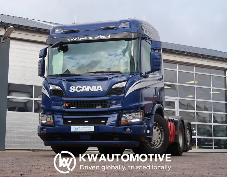 Scania P500 6x2/ FULL AIR/ HYDRAULIC/ LEATHER/ 2.950 WB/ DIFF LOCK/ SLIDE DISH - Тягач: фото 1 Scania P500 6x2/ FULL AIR/ HYDRAULIC/ LEATHER/ 2.950 WB/ DIFF LOCK/ SLIDE DISH - Тягач: фото 1