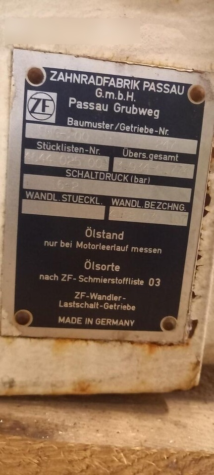 ZF 5-WG-200 - Коробка передач: фото 5 ZF 5-WG-200 - Коробка передач: фото 5