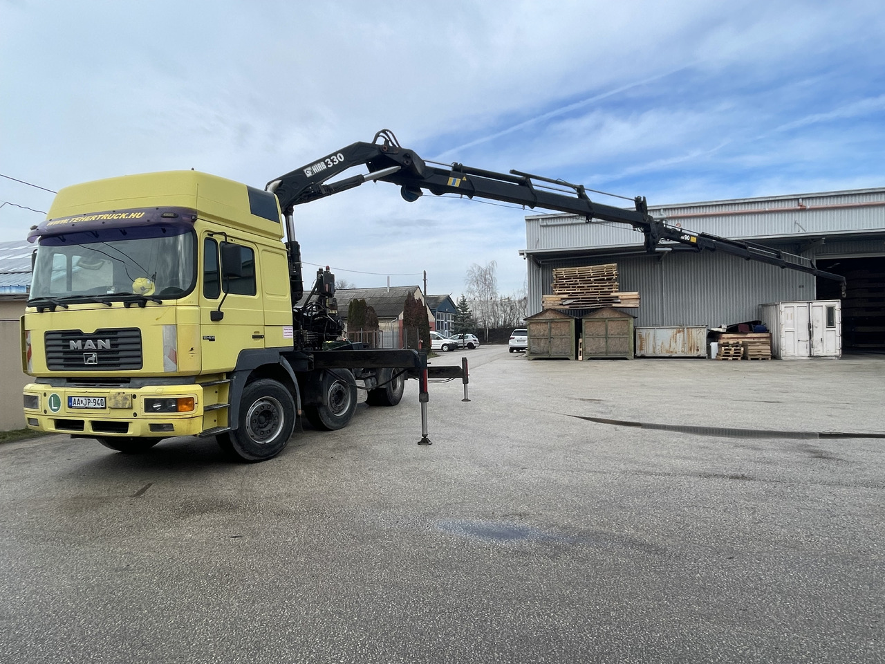 MAN F2000 413 6x2 Manual CRANE Hiab 330+jib 90 21m - Тягач: фото 5 MAN F2000 413 6x2 Manual CRANE Hiab 330+jib 90 21m - Тягач: фото 5